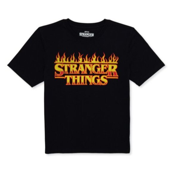 Stranger Things Boys Graphic T-Shirt Size M (8) - Picture 1 of 1